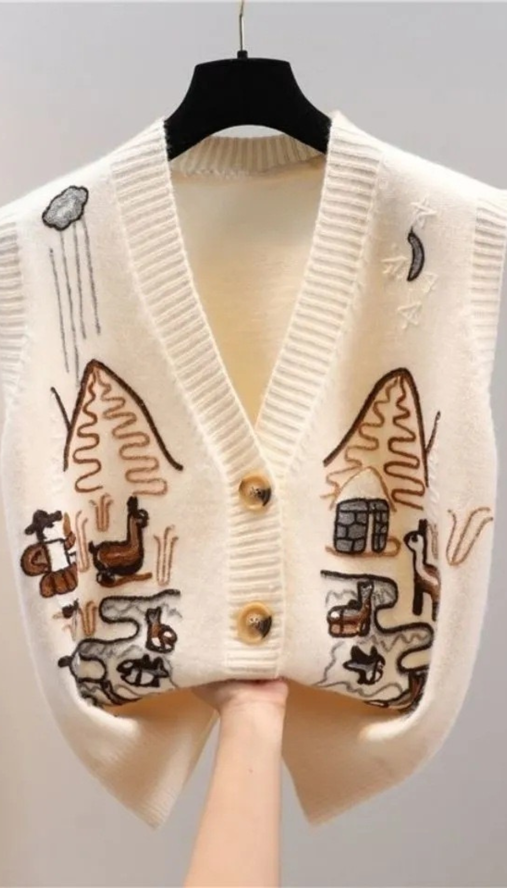 Alpaca Knit Vest