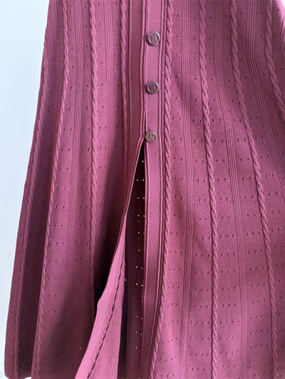 Sommerkleid - Weinrot