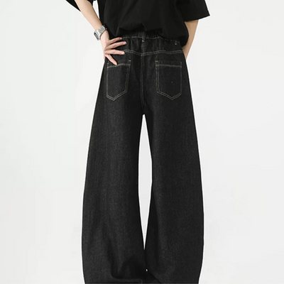 Ultra Wide Leg Denim - Black Wash