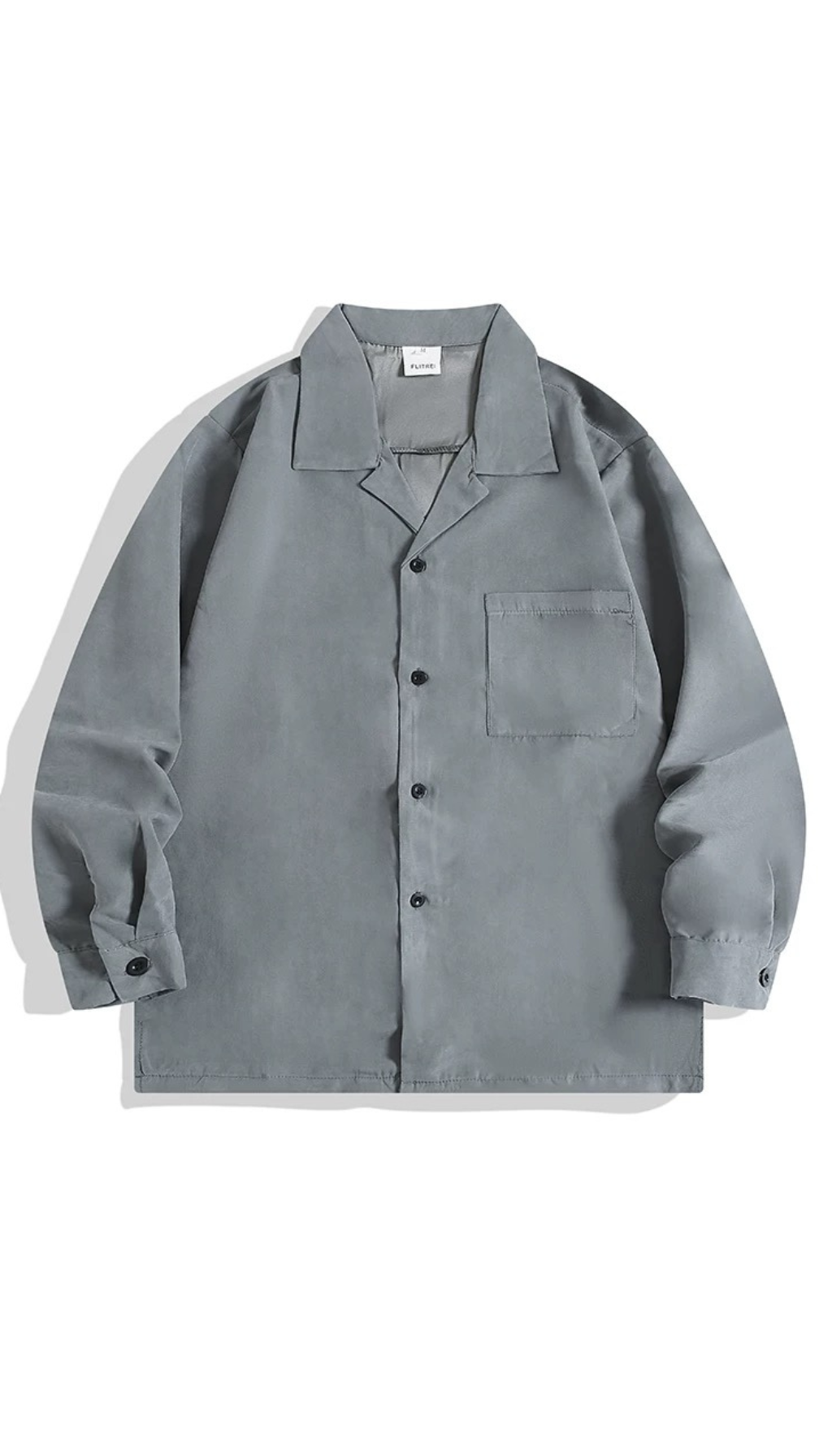 Steel Satin Shirt
