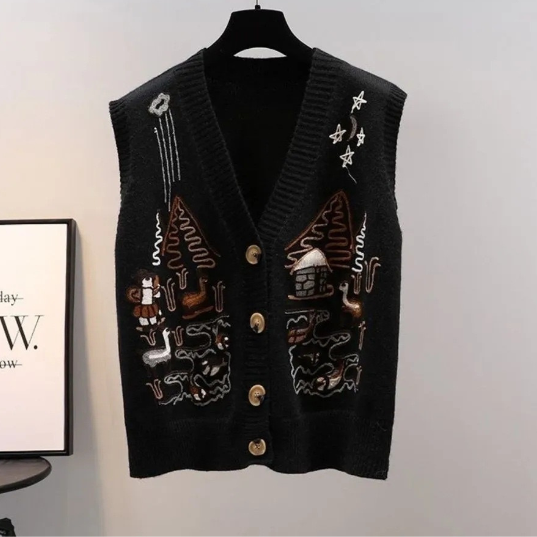 Alpaca Knit Vest