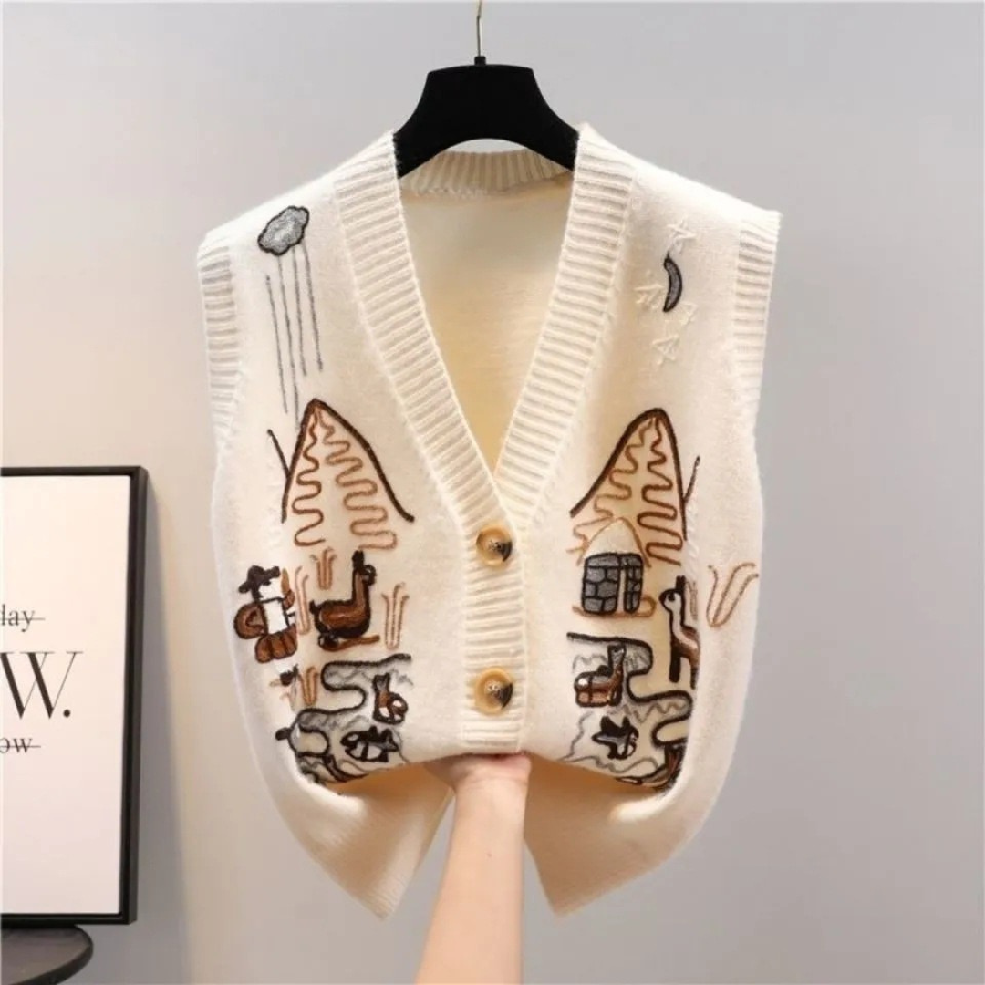 Alpaca Knit Vest