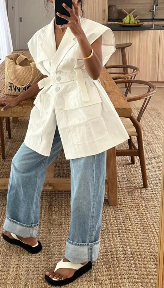 Sleeveless Blazer